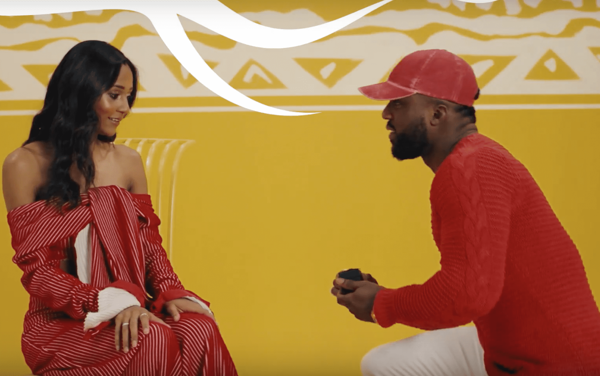 Watch Iyanya propose to his lover in “Bow For You”