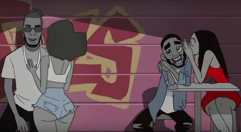 Juls and Burna Boy are animated in new video for “Gwarn”