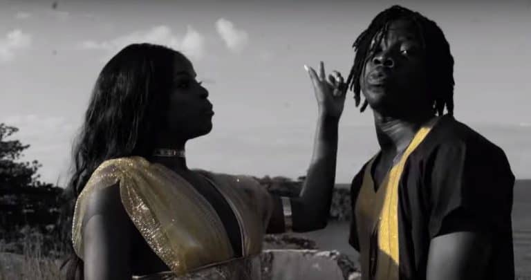 Watch Stonebwoy’s video for “Hold On Yuh” featuring Khalia