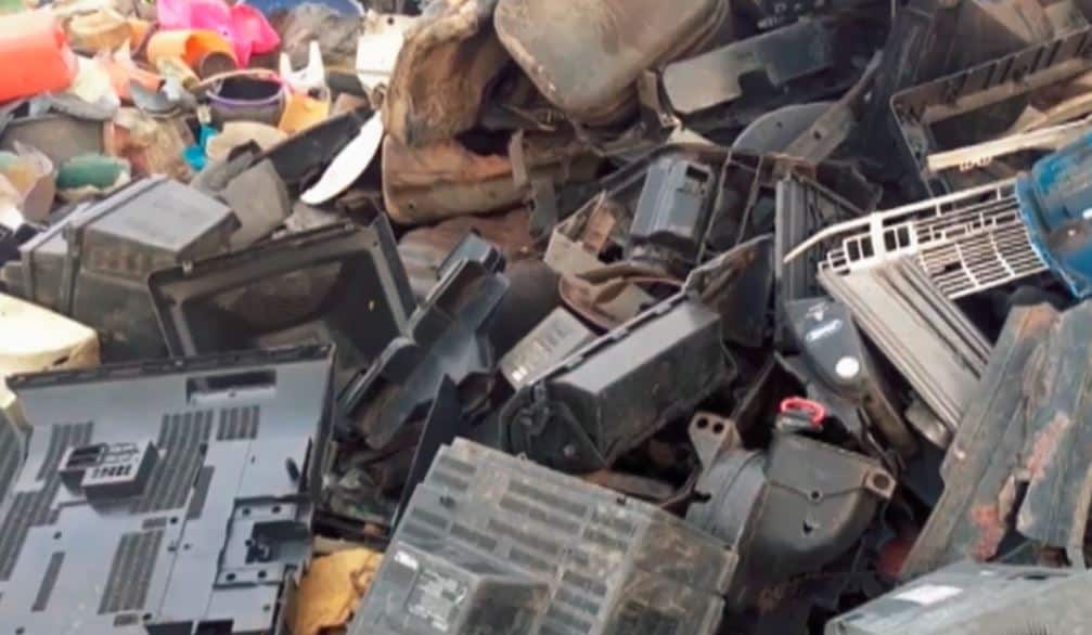 Secondhand cars are being used to smuggle electronic waste into Nigeria
