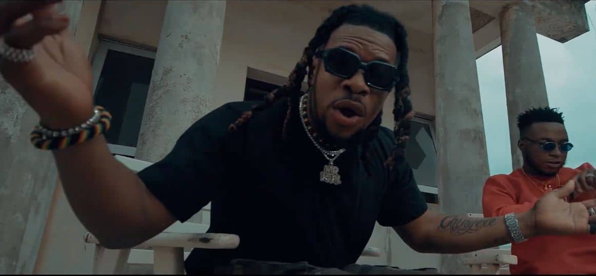 Mr Real takes his philosophical questions to God in his music video for “Oloun”  featuring Reminisce, Phyno and DJ Kaywise
