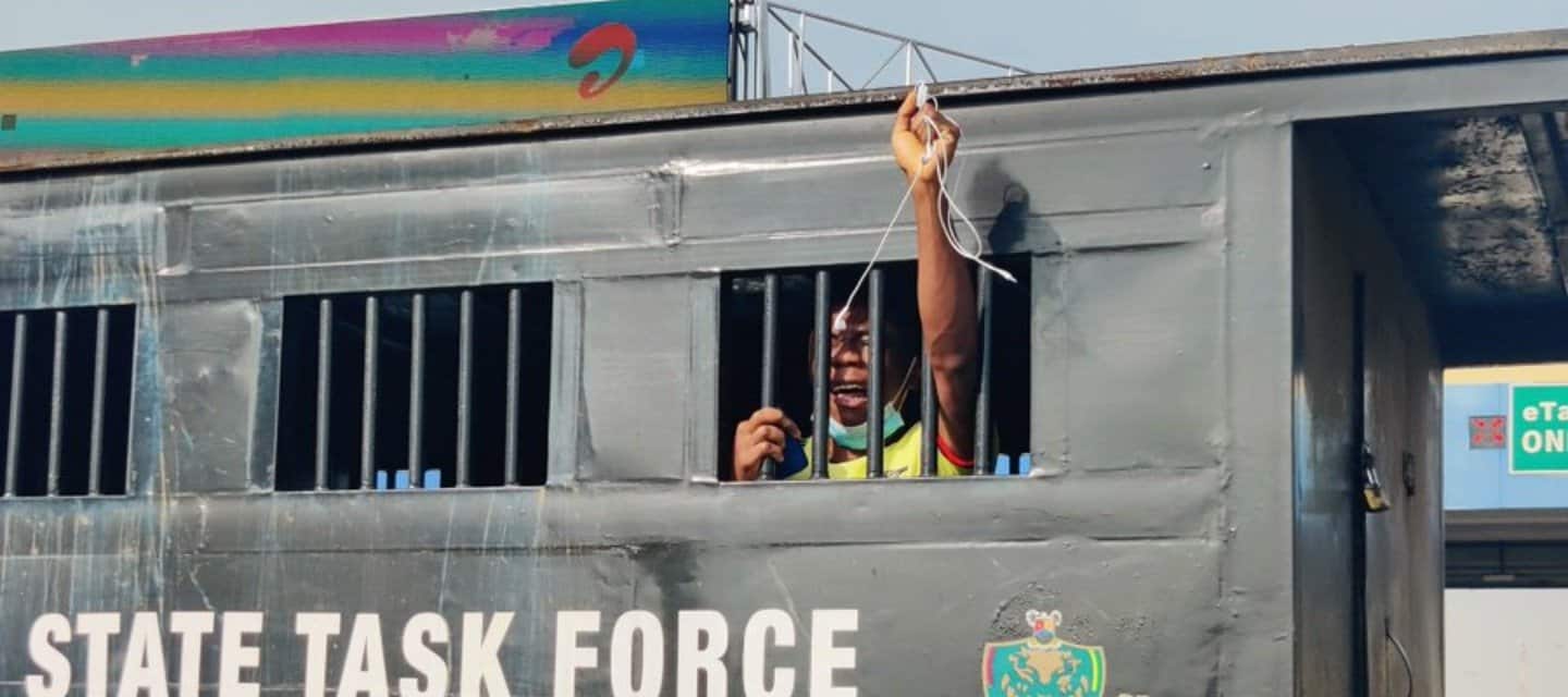 Nigerian Police Arrest Protesters At End SARS Memorial in Lekki