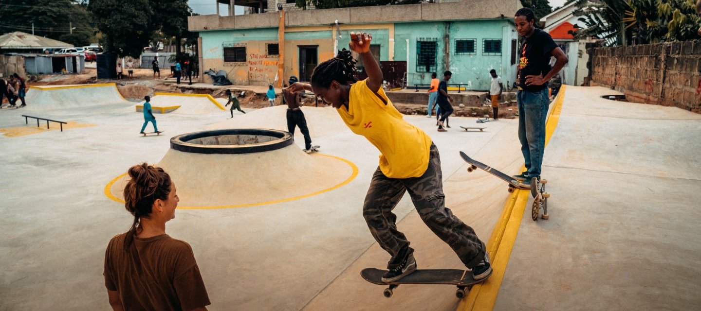 Daily Paper X OffWhite have launched Ghana’s First-Ever Skatepark