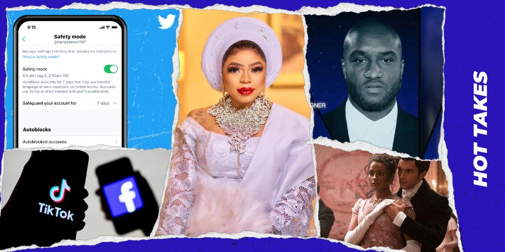 Hot Takes: Bridgerton, Grammys’ Virgil Abloh fumble, Nigeria’s latest queerphobic law & more