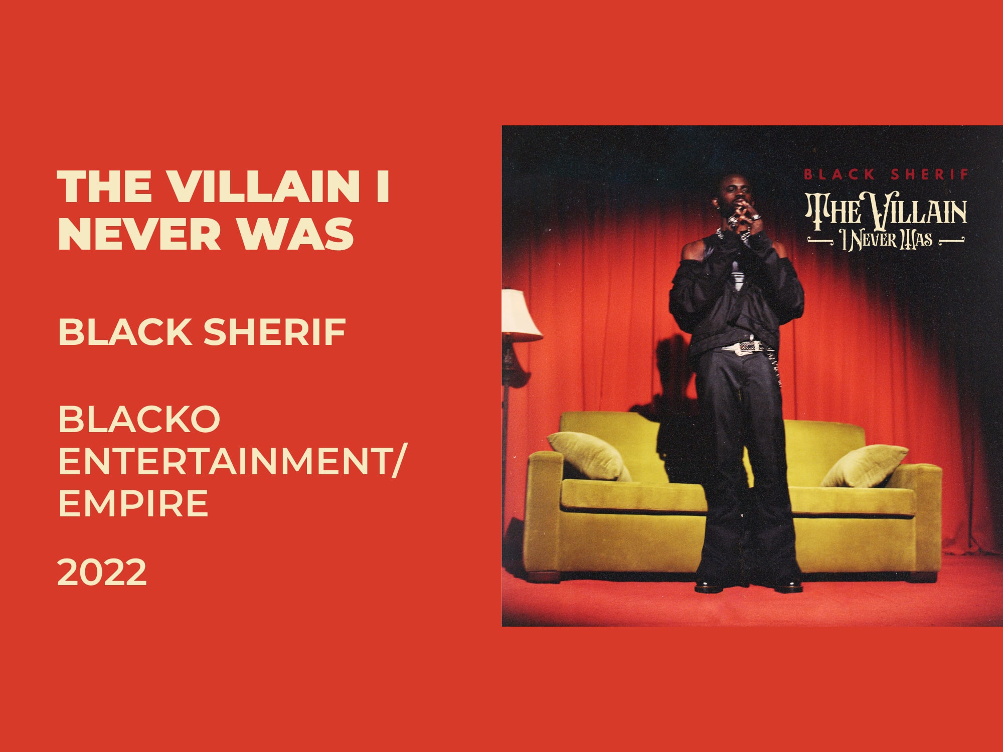 Review: Black Sherif’s ‘The Villain I Never Was’