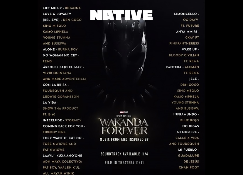 The official soundtrack for ‘Black Panther 2: Wakanda Forever’ is almost here